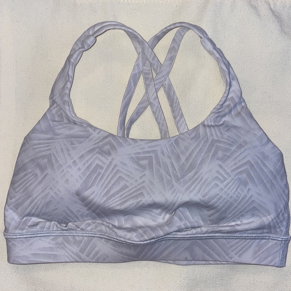Lululemon Abstract Print Energy Sports Bra